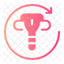 Menstrual Cycle Medical Menstruation Icon