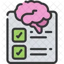 Mental Checklist Mental Checkup Report Checkbox Symbol
