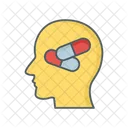 Mental Health Pill Remedy Icon