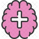 Mental Health Support Brain Icon