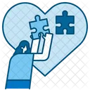 Mental Health Jigsaw Healthcare Icon