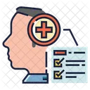 Mental Health Brain Checkup Brain Efficiency Icon