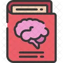Mental Health Book Brain Learn Icon