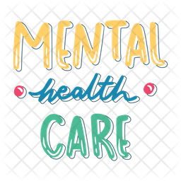 Mental health care Icon - Download in Sticker Style