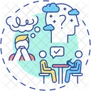 Mental health exam  Icon