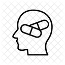 Mental Health Pill Remedy Icon