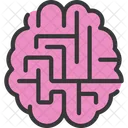 Mentales Labyrinth Gehirnlabyrinth Labyrinth Symbol