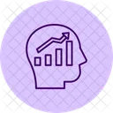 Mentalidade Crescimento Sucesso Ícone