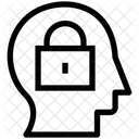 Bloquear La Mente Candado Seguridad Icono