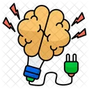 Mente Creativa Cerebro Creativo Idea Creativa Icono