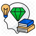 Mente Creativa Cerebro Creativo Idea Creativa Icono