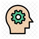 Seo Creativo Mente Icono