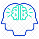 Cabeca Ibrain Mente Dupla Mente Humana Ícone