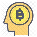 Cerebro Bitcoin Bitcoin Cerebro Icono