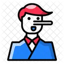 Mentiroso Politico Politica Icono