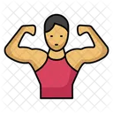 Mentor De Fitness Experto En Ejercicio Defensor De La Salud Icon