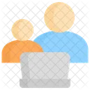 Mentoria Computadora Portatil Personas Icono
