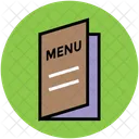 Menu Card Restaurant Icon