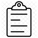 Clipboard Menu List Icon