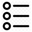Menu List Interface Icon