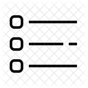 Menu Lista Lista De Verificacion Icono