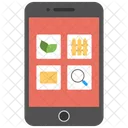 Mobile Applications Menu Icône