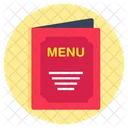 Menu Card Food Menu Restaurant Service Icon