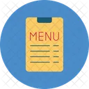 Menu Icon Menu Card List Icon