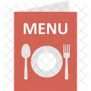 Menu Del Cibo Progettazione Del Menu Modello Di Menu Icon