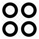 Cercle De Menu Icône