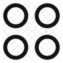 Menu Circle Icon