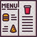 Comida Menu Restaurante Icono