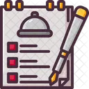Comida Lista Menu Icono