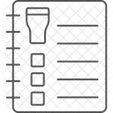 Menú de bebida  Icono