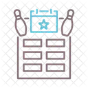 Menu De Eventos Torneos Diarios Calendario De Torneos Icono