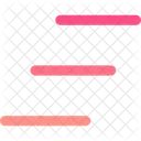 Interface Setting Menu Button Parallel Horizontal Lines Menu Navigation Staggered Three Hamburger Icon