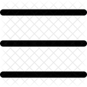 Interface Setting Menu Button Parallel Horizontal Lines Menu Navigation Three Hamburger Icon