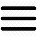 Menu Hamburger Lines Icon
