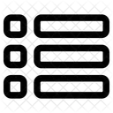 Menu Three Button Icon