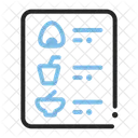 Menu Food Delivery Icon