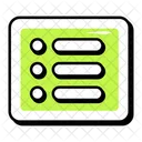 Menu List Menu List Icon