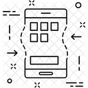 Mobile Menu Application Icône