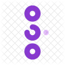 Puntos De Menu Verticales Icono