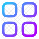 Menü-Quadrat  Symbol