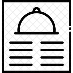Menú del restaurante  Icono