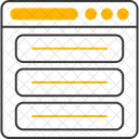 Menu Web Diseno Web Menu Icono