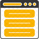Menu Web Diseno Web Menu Icono