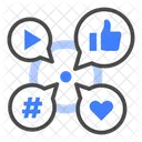Viral Marketing Publicidad Icono