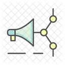Marketing Viral Publicidad Megafono Icono