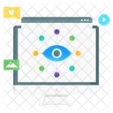 Marketing Online Promocion De Video Publicidad Icono